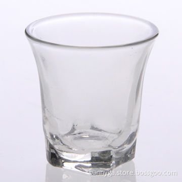 Mini Shot Glass with Curled Edge